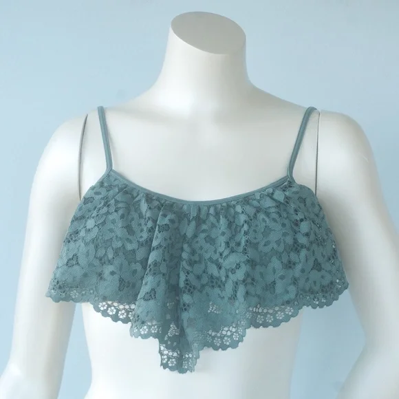 NWT Victoria's Secret Green Lace Bralette - Picture 4 of 9
